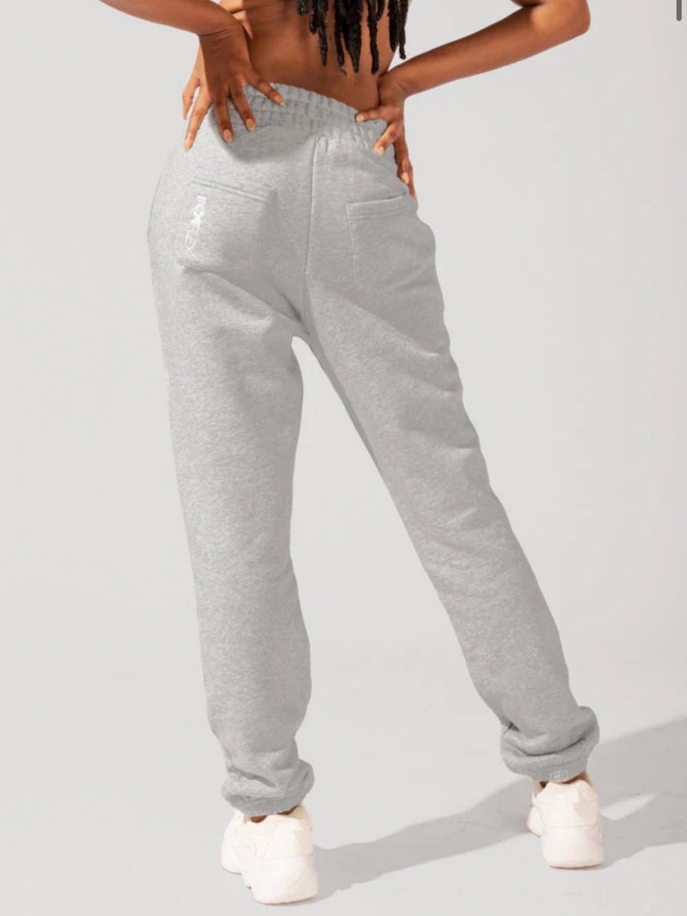 Popflex Active Cloud Rollover Sweatpant - Heather Grey xs